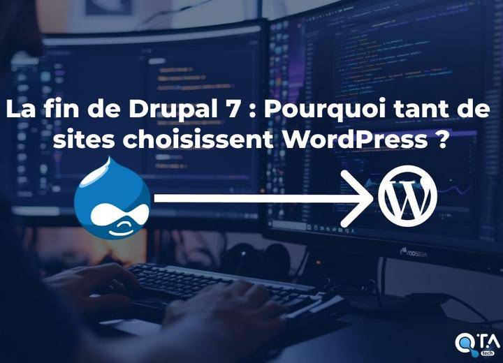 La fin de Drupal 7 : Pourquoi tant de sites choisissent WordPress ?